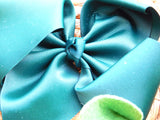 Forest Green 8 Inch Hair Bow