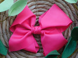Hot Pink 8 Inch Hair Bow