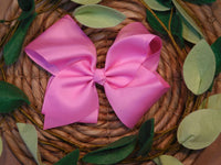 Pearl Pink 8 Inch Hair Bow