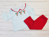 Holly Jolly Candy Cane Outfit Set