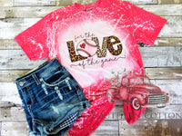 For the Love of the Game Baseball Bleached Tee